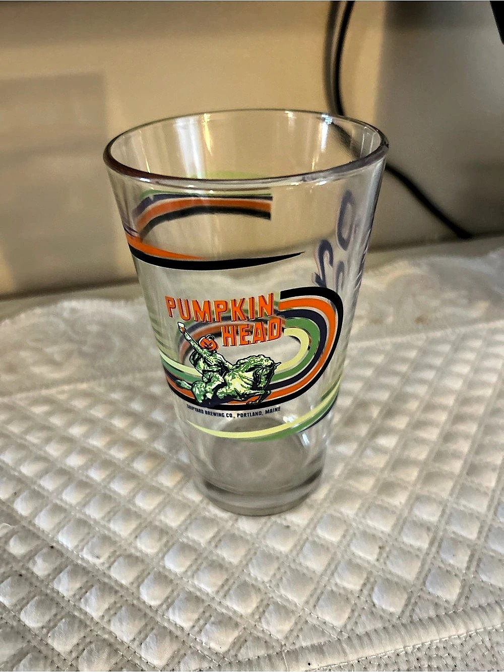 Shipyard Brewing Co. Pumpkinhead Ale 2022 Collectible Pint Glass. Pumpkinhead